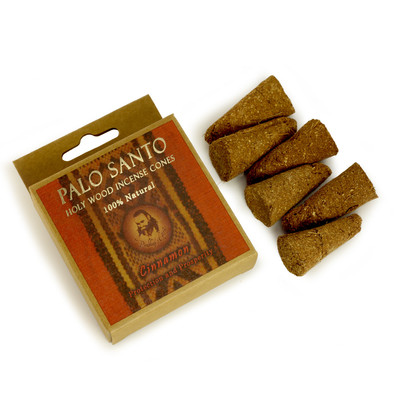 Palo Santo and Cinnamon - Protection & Prosperity -  6 Incense Cones