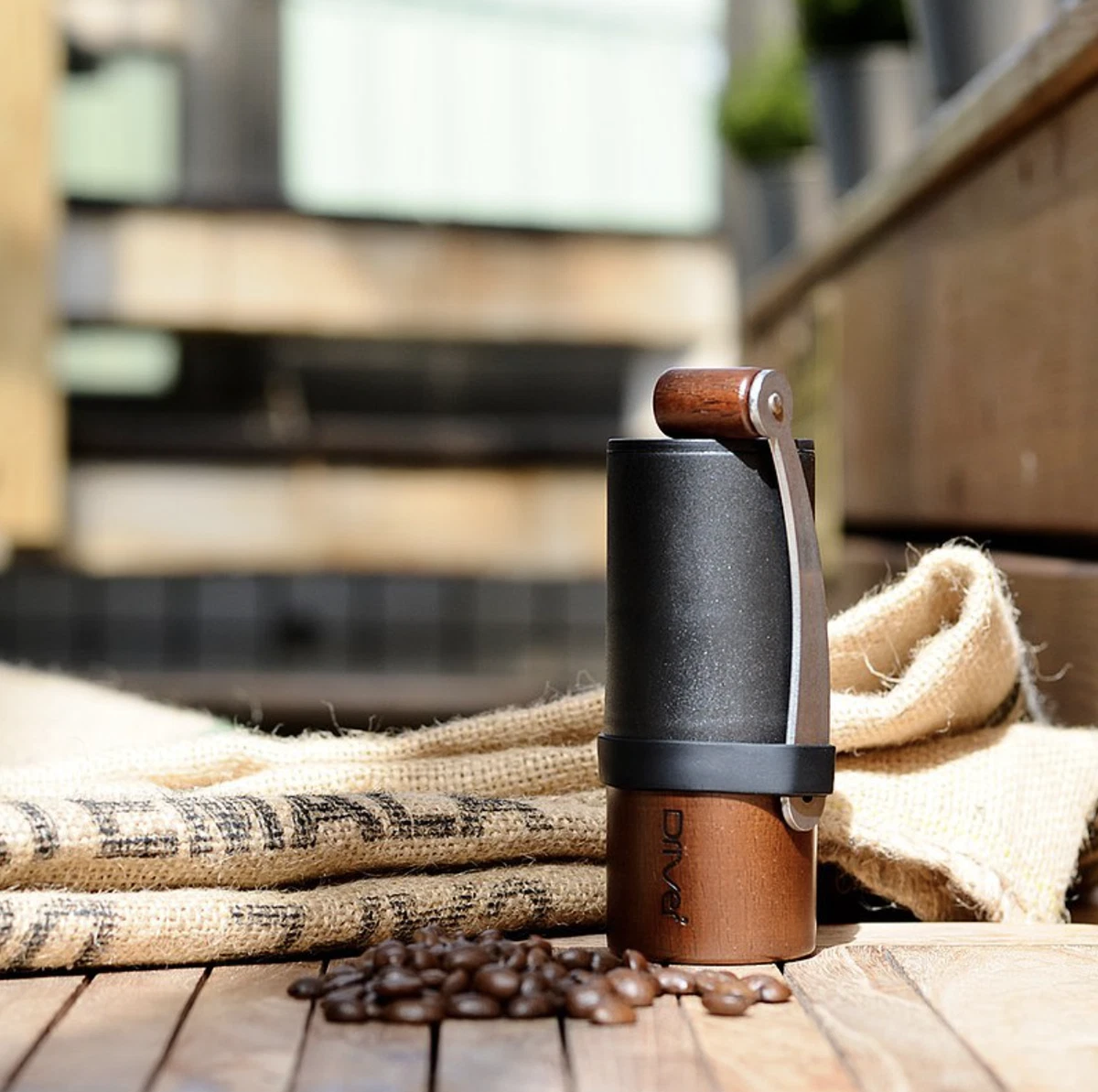 Manual coffee grinder steel burr deals