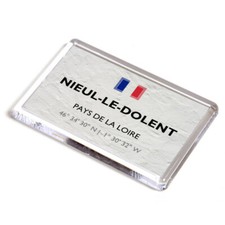 FRIDGE MAGNET - Nieul-le-Dolent - Pays de la Loire - France - Lat/Long