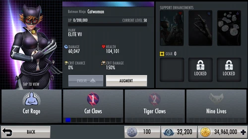 Injustice Gods Among Us Android  and iOS Batman Ninja Catwoman