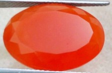 CARNELIAN 12 x 10 MM OVAL CUT FACETED ALL NATURAL