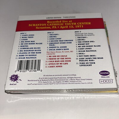 GRATEFUL DEAD • Dave's Picks 2024 49 50 51 52 w/ Bonus Disc