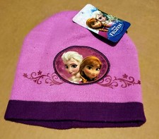 NEW Disney Frozen Elsa Anna Hat/Tobaggan child's one size