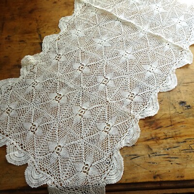 LOVELY 20s Lace Runner, Centerpiece, Buffet Scarf,Table Runner,Dresser Scarf,  | eBay