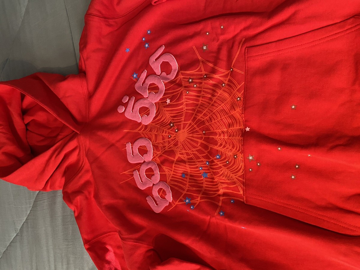 Sp5der パーカー エンジェル ナンバー 555 レッド /関送無料 Buy Sp5der Number 555 Hoodie 'Red' - 2406 1FW210106N5H RED