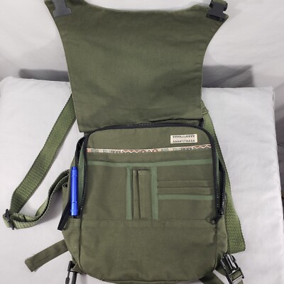 KIBOKO Leasure Wear Serena Hotel Back Pack Shoulder Bag Green East Africa
