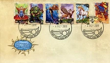 2011 Mythical Creatures (Gummed) FDC - Port Hedland WA 6721 Pictorial PMK