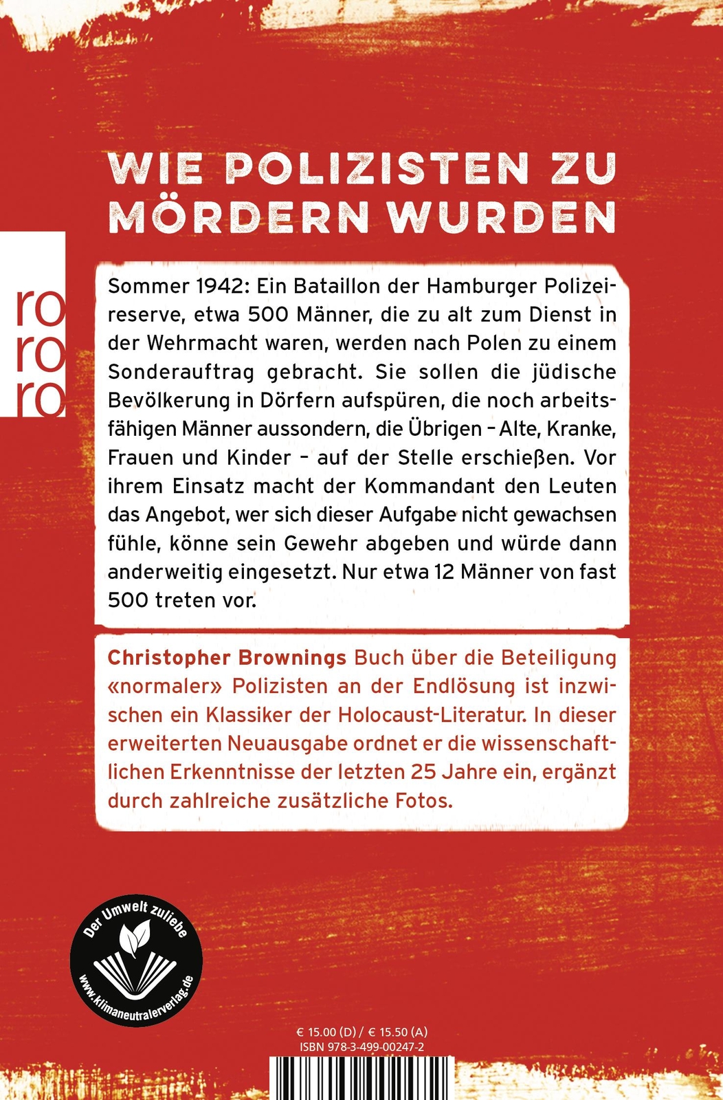 Thumbnail - Ganz Normale Männer Christopher R. Browning