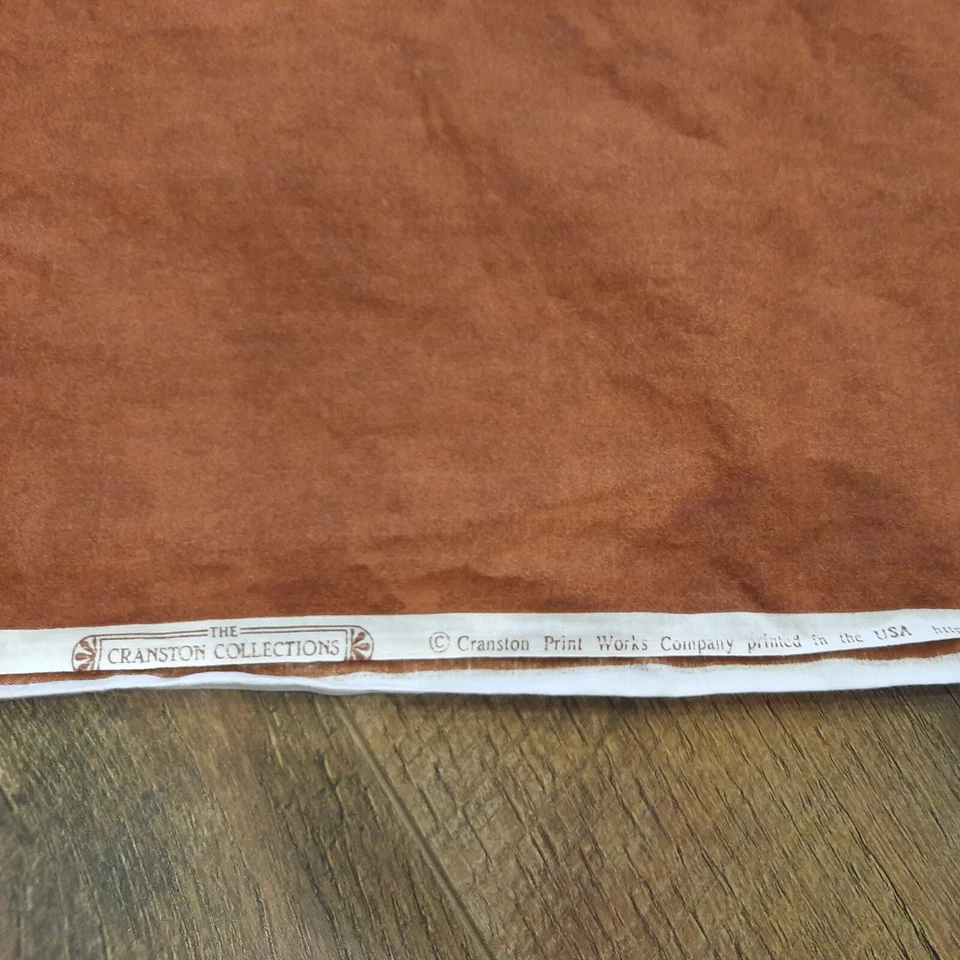 VTG Quilting Fabric Cranston Collections 43" X 27" Cotton Brown Sewing - Image 4 of 4