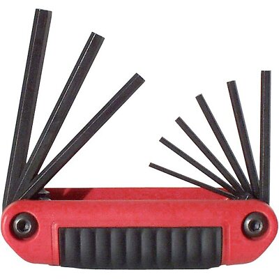 Eklind SAE Folding Hex Key 9 Piece Set - Made in the USA