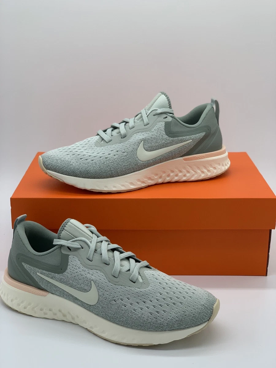 New Nike Odyssey React AO9820-009 Women&#039;s Pink/gray/green Running Shoe Sz 9 |