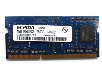 Genuine Elpida 4GB PC3-12800 Memory Module EBJ40UG8BBU0-GN-F 