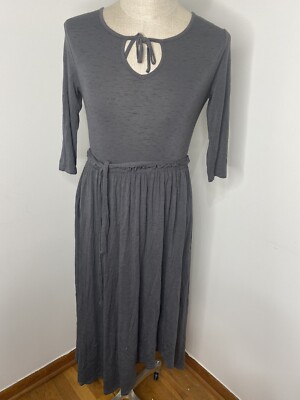 maxi collar dress women Luxe VM Maxi Collar Dress M/L / Black