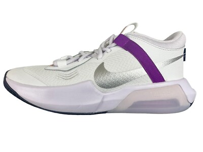 Nike Air Zoom Crossover White/Purple Basketball Shoes Girls