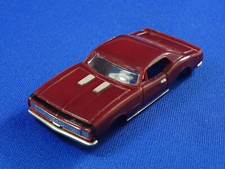 New 1967 Burg/Blk Camaro MoDEL MoToRING T-jet HO Scale Slot Car Body Aurora RRR