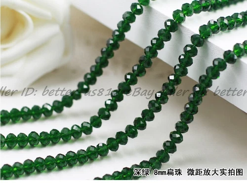 Wholesale Quality Czech Crystal Faceted Rondelle Spacer Beads 4MM 6MM 8MM 10MM - Picture 39 of 101
