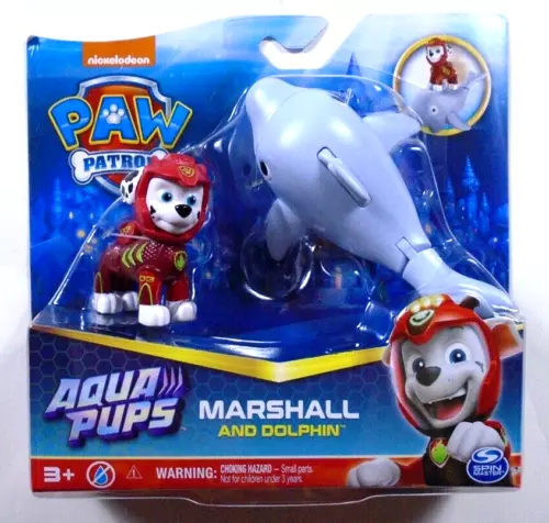 Nickelodeon Paw Patrol Marshall & Dolphin - Aqua Pups