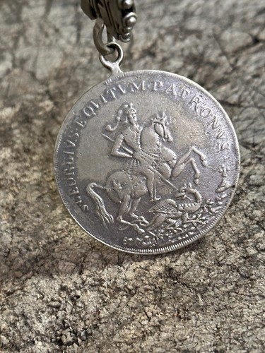 medal amulet for travelers and sailors Austria-Hungary chatelaine medallion - Picture 17 of 17