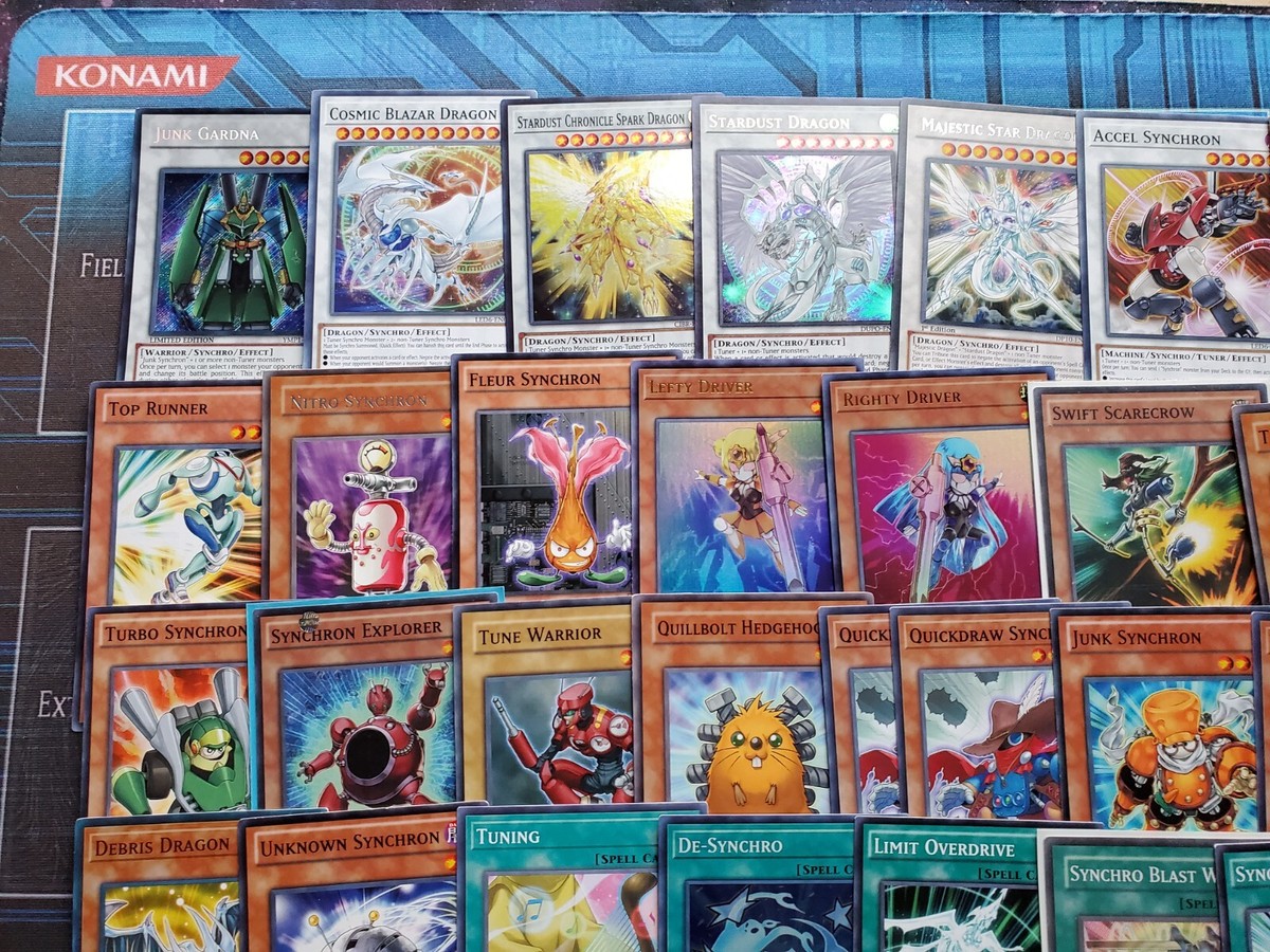 Yugioh Complete Synchron Deck! Stardust Junk Scrap