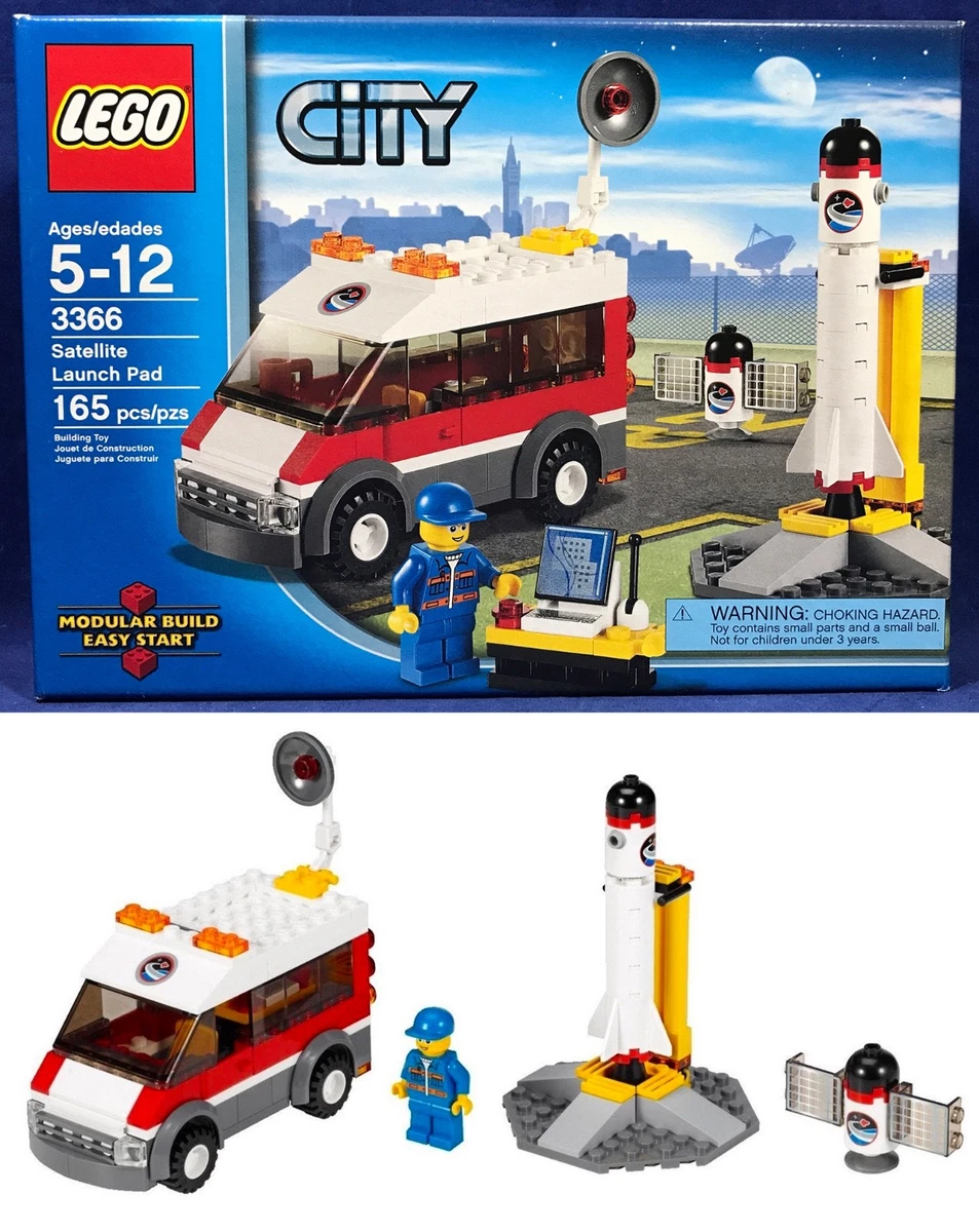 New SATELLITE LAUNCH PAD Lego CITY 3366 ROCKET Sealed Box