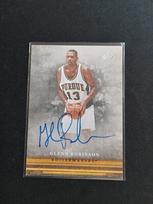 2013-14 SP Authentic Glenn Robinson Canvas Collection On Card Autograph# CC-21
