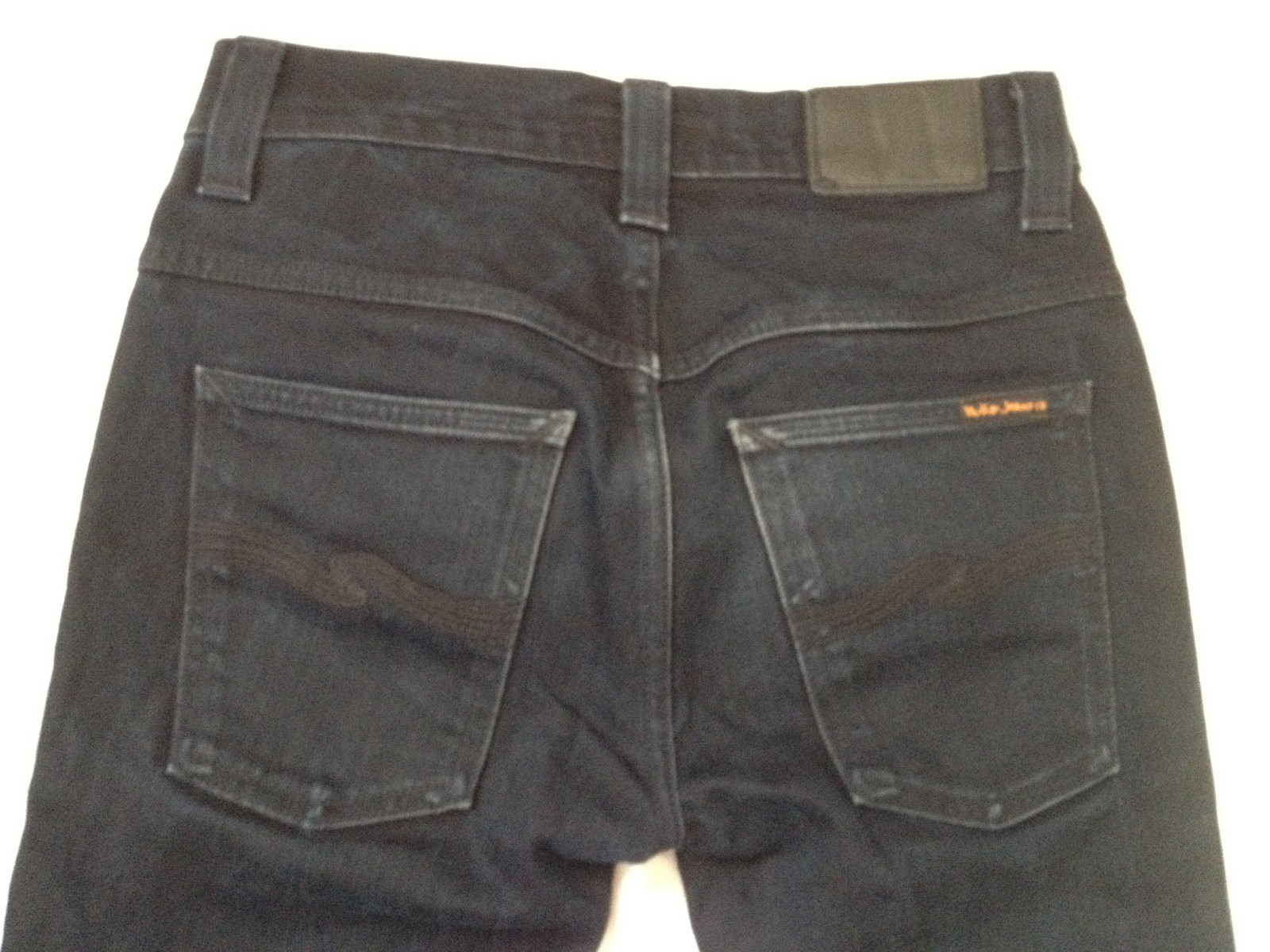 NUDIE MEN'S JEANS TAPE TED BLACK RING 27 X 30 eBay