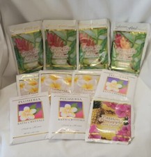11 Bath Crystals Forever Florals Hawaii Plumeria Green Tea Ginger 1.75 oz HB