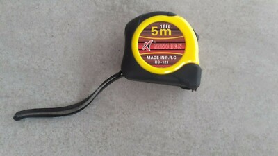 Measure Tape Auto Locking Metric 5 Meter Tool Belt Clip Standard Hanging New