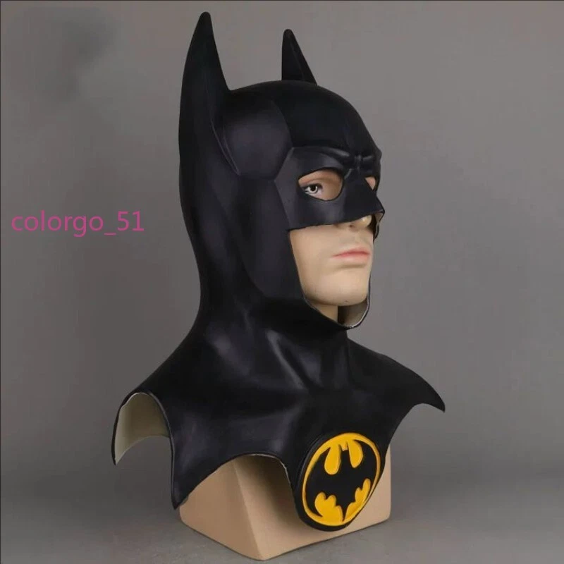 Máscara Completa The Flash Batman Cosplay Michael Keaton Bruce Wayne Disfraz Accesorio Foto 2 de 4