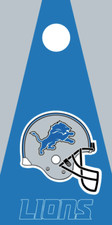 Cornhole Board Wraps Decals Vinyl Stickers Set of 2 - Detroit Lions