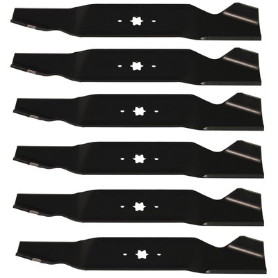 6 USA Mower Blades  for Cub Cadet 742-0677 942-0677 OCC-742-0677 54'' Deck