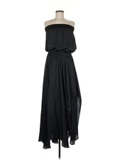 Halston Heritage Women Black Casual Dress M