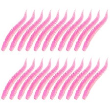 30pcs Freshwater Fish Lures Worms Lifelike Worm Worms For Fishing Bass