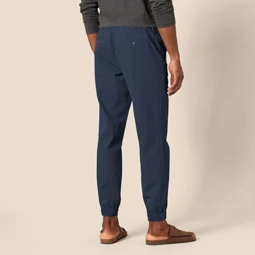 AMAZON ESSENTIALS MEN'S STRAIGHT-FIT WASHED CHINO JOGGER 2XL NAVY
