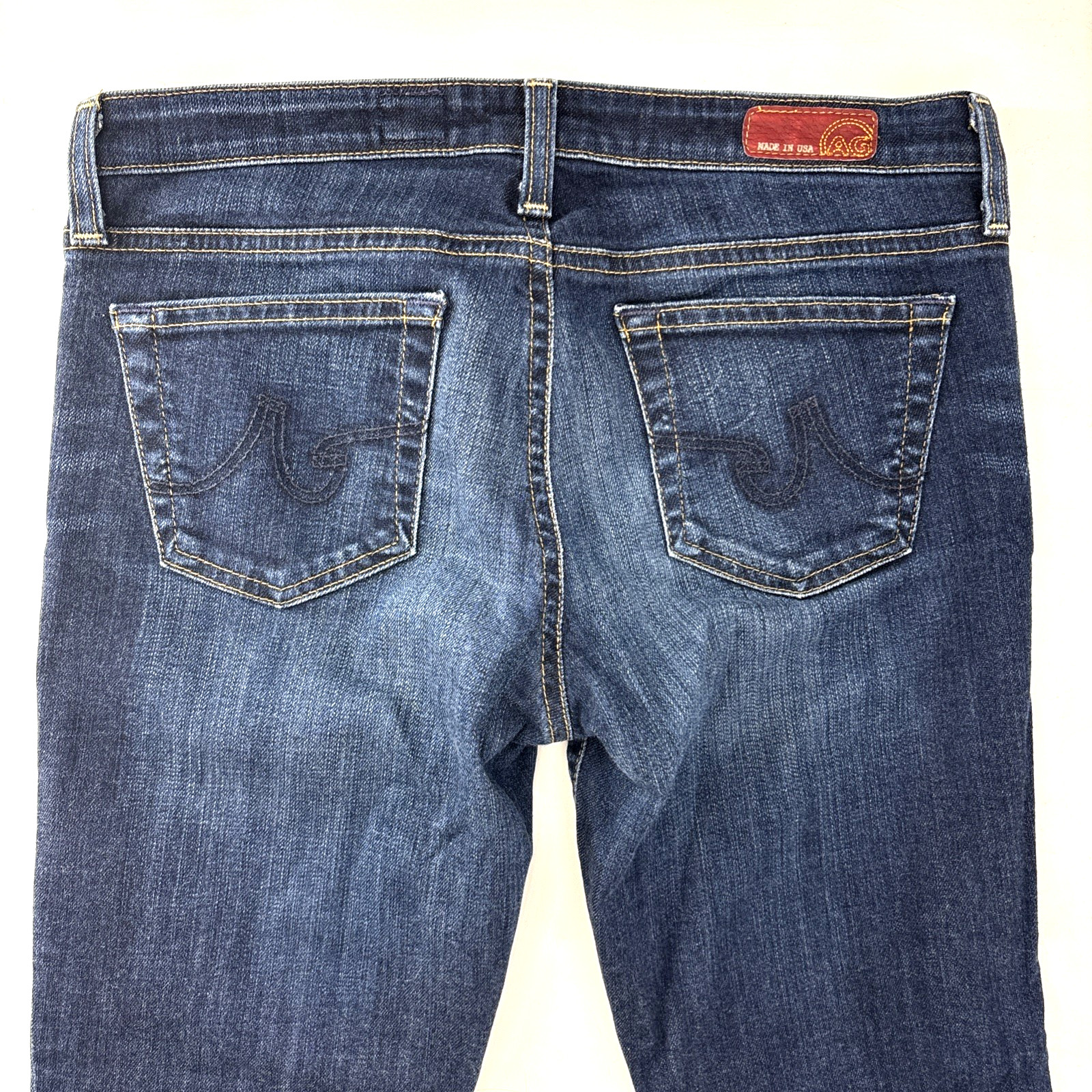 AG Adriano Goldschmied The Stilt Jeans Women’s 28R Dark Wash Cigarette Leg thumbnail 9