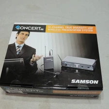 Samson Concert 88 Headset 16-Channel True Diversity UHF Wireless System | New OB
