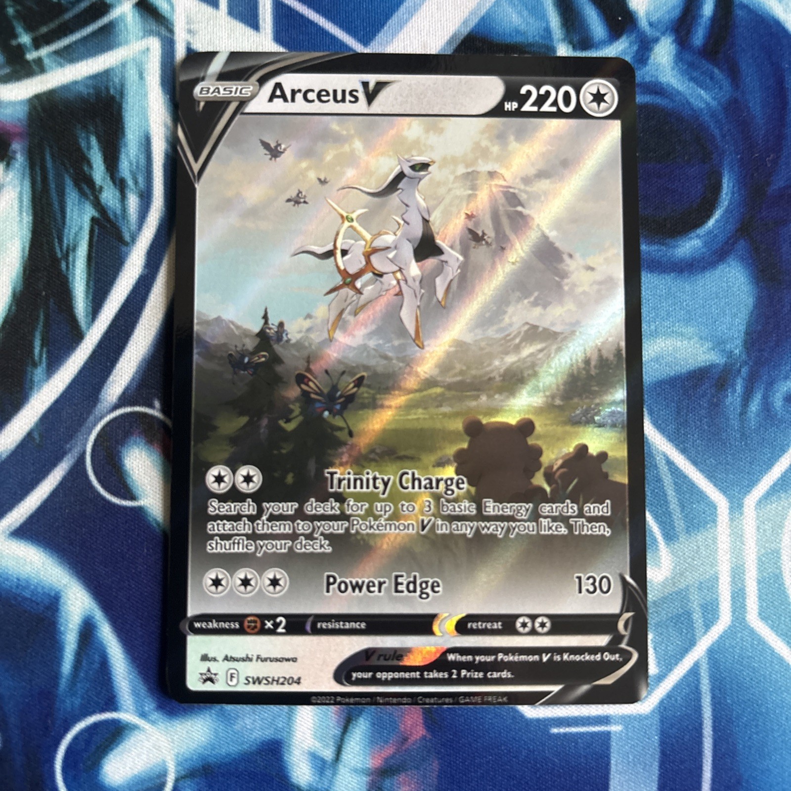 Pokémon TCG Arceus v SWSH204 Black Star Promo NM