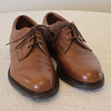SPERRY Top-Sider Men's 7M Brown Leather Comfort Dress Shoes VTG Made in USA