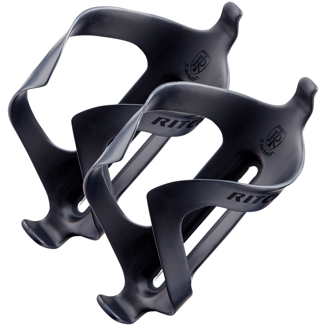 Упаковка из 2-х пластиковых бутылок для воды Ritchey WCS Carbon Черная с черным логотипом 27790₽