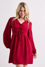 Dorothy Perkins Berry Mini Dress Womens Daywear Dresses
