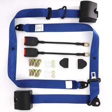 2 Set 3-point Adjustable Retractable Shoulder Seat Belt Straps For Dodge Dakota