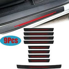 9pcs Car Door Scuff Sill Covers Anti Dust Step Protector For Honda Accessories