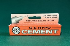 GS HYPO CEMENT GLUE HOBBY, CRAFT AND WATCH CRYSTAL GLUE  USA 