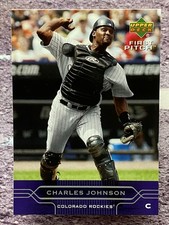 2005 Upper Deck First Pitch Charles Johnson #64 Colorado Rockies