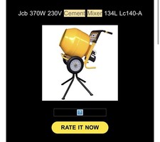 Jcb 370W 230V Cement Mixer 134L Lc140-A