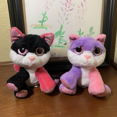 Russ Li'l Peepers 6'' Plush Lucky + Diva Bundle Cat Kitty Stuffed Animal Set of 2