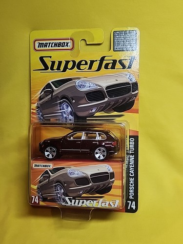 2005 Matchbox Superfast Porsche Cayenne Turbo #74 - Metallic Red Neu in OVP 🔥H - Bild 17 von 23
