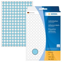 Herma Klebepunkte 2213 Blau Ø 8,0 Mm, 5.632 St.