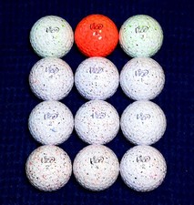 Vice Pro Drip Golf Balls 1 Dozen Limited Edition Green Color Pattern 12 Mix Used