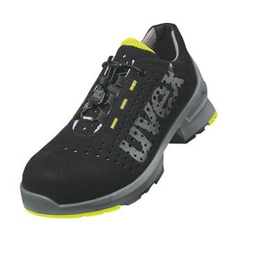 Uvex 8543845 1 Halbschuhe S1 85438 Schwarz, Gelb Weite 11 GrößE 45-image